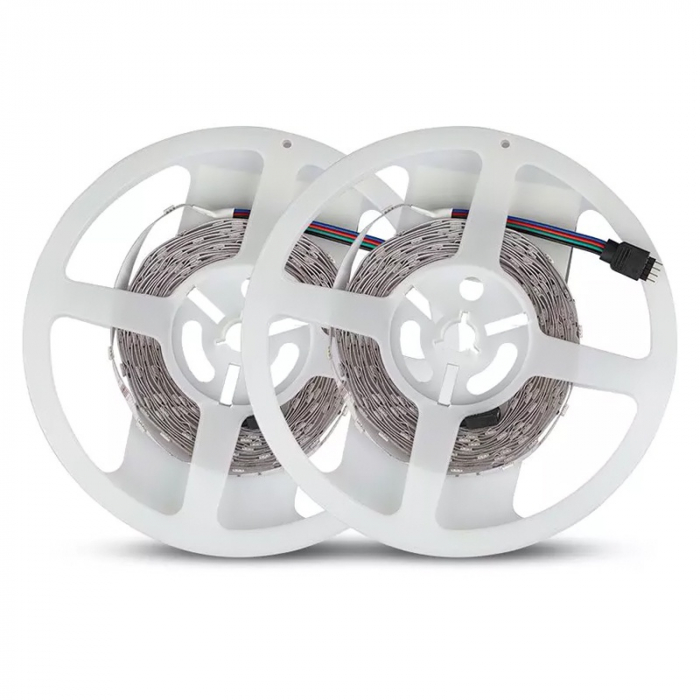 KIT BANDA LED SMD5050 30LED/M RGB IP20 10M [4]