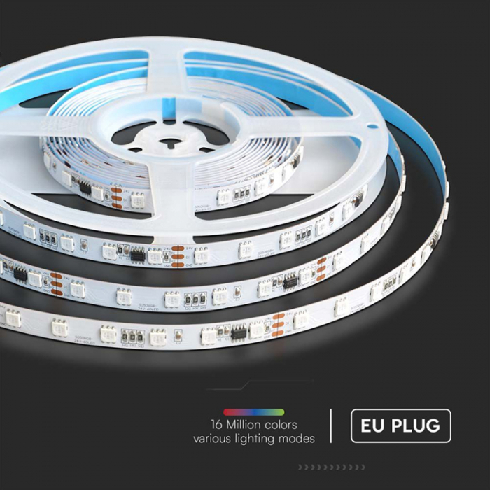Kit banda led smd5050 5m 24v rgb ip20 V-tac [11]