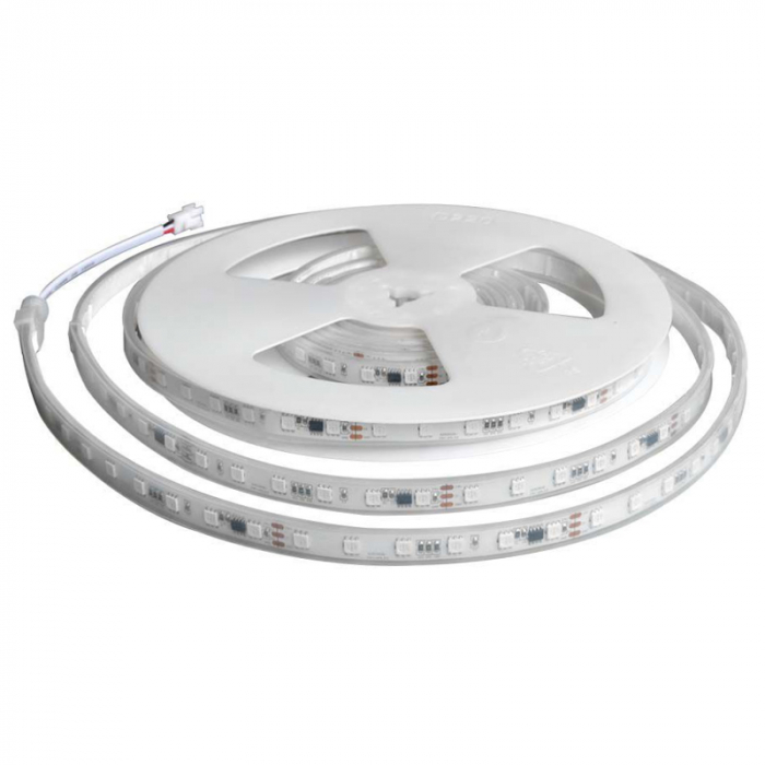 Kit banda led smd5050 5m 24v rgb ip65 V-tac [2]