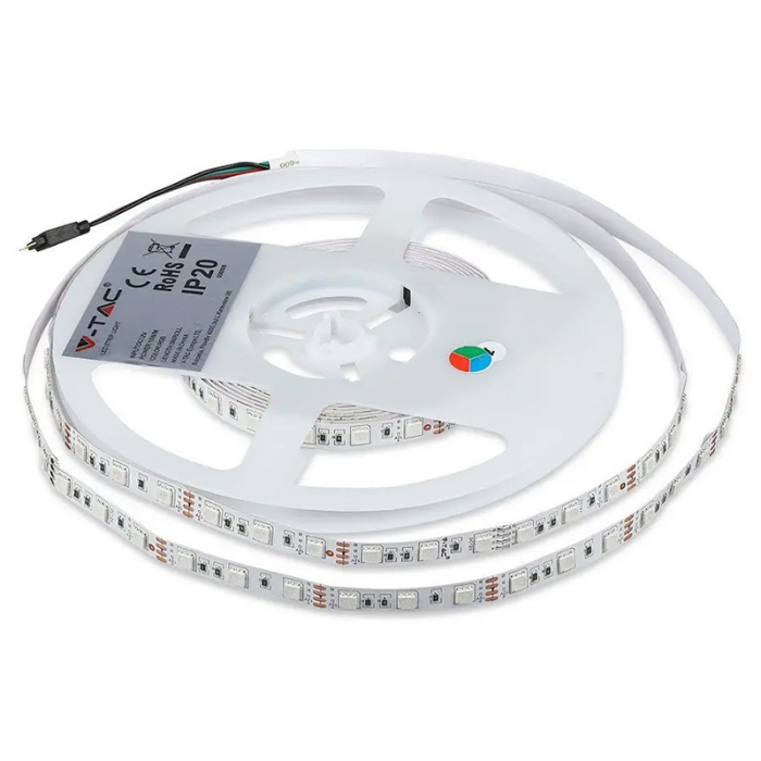 Kit banda led smd5050 rgb 60led/m ip20 5m V-tac [2]