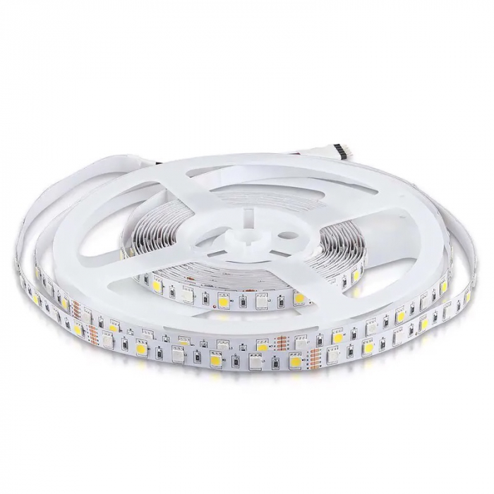 KIT BANDA LED SMD5050 RGB+W 6000K 60LED/M IP20 5M [2]