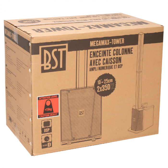 KIT BOXA ACTIVA CU TWS SUBWOOFER 10'/25CM + SATELITI 480W RMS [9]