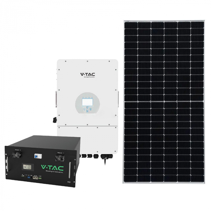 KIT PANOU FOTOVOLTAIC 30MM 10KW + INVERTOR + BATERIE [2]