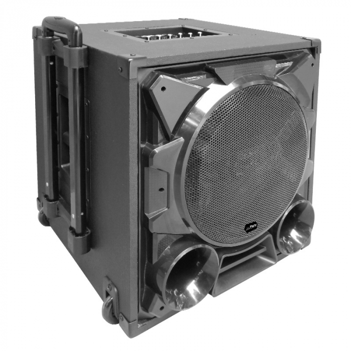 KIT SUBWOOFER 12"/30CM + 2 SATELITI 8"/20CM + STAND BOXE + CABLURI [3]