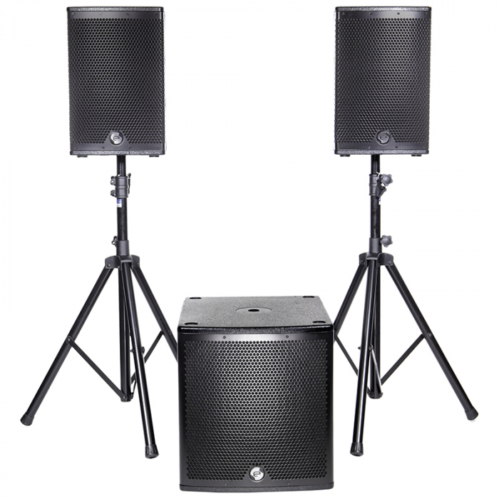 KIT SUBWOOFER 15"/38CM + 2 SATELITI 10"/25CM 800W RMS [2]