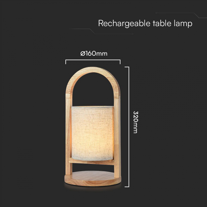 LAMPA BIROU 1.5W 3000K ALB CALD - BEJ [4]