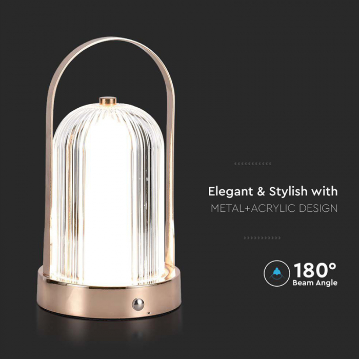 LAMPA BIROU 3IN1 CU ACUMULATOR 1800MAH - ANTIQUE BRONZE [5]