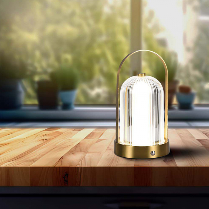 LAMPA BIROU 3IN1 CU ACUMULATOR 1800MAH - FRENCH GOLD [8]