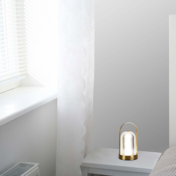 LAMPA BIROU 3IN1 CU ACUMULATOR 1800MAH - FRENCH GOLD [9]