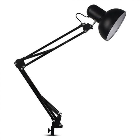 LAMPA BIROU BRAT AJUSTABIL SOCLU E27 - NEGRU [1]