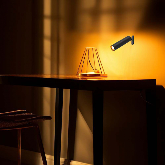 LAMPA BIROU MAGNETIC 3W 4000K - NEGRU [9]