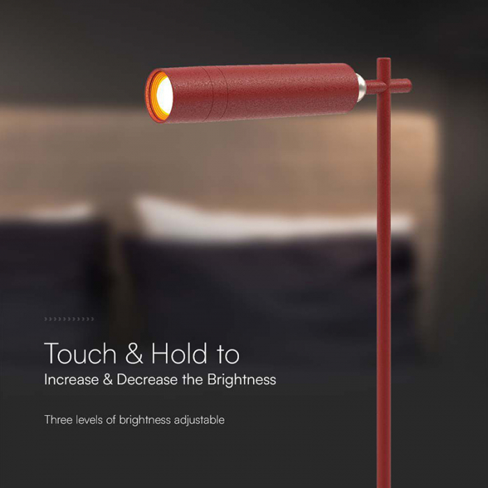 LAMPA BIROU MAGNETIC 3W 4000K - ROSU [5]