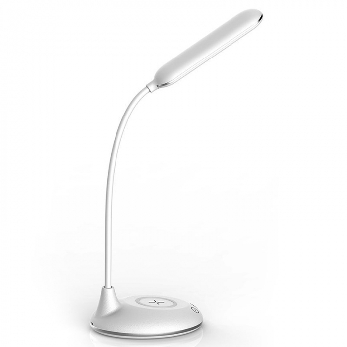 LAMPA BIROU SMART 5W 3IN1 CU INCARCATOR INDUCTIV INCORPORAT - ALB [8]