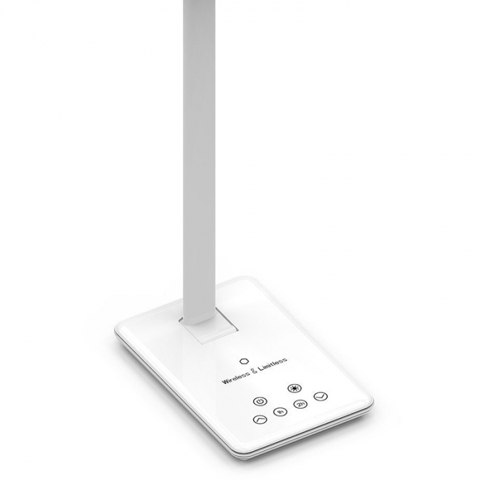 LAMPA BIROU SMART 5W 3IN1 CU INCARCATOR INDUCTIV INCORPORAT - ALB [11]