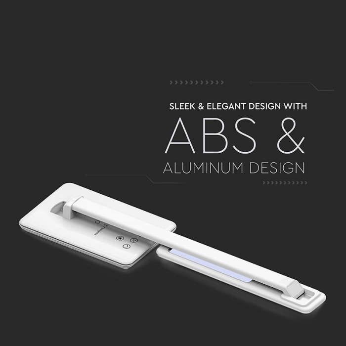 LAMPA BIROU SMART 5W 3IN1 CU INCARCATOR INDUCTIV INCORPORAT - ALB [14]