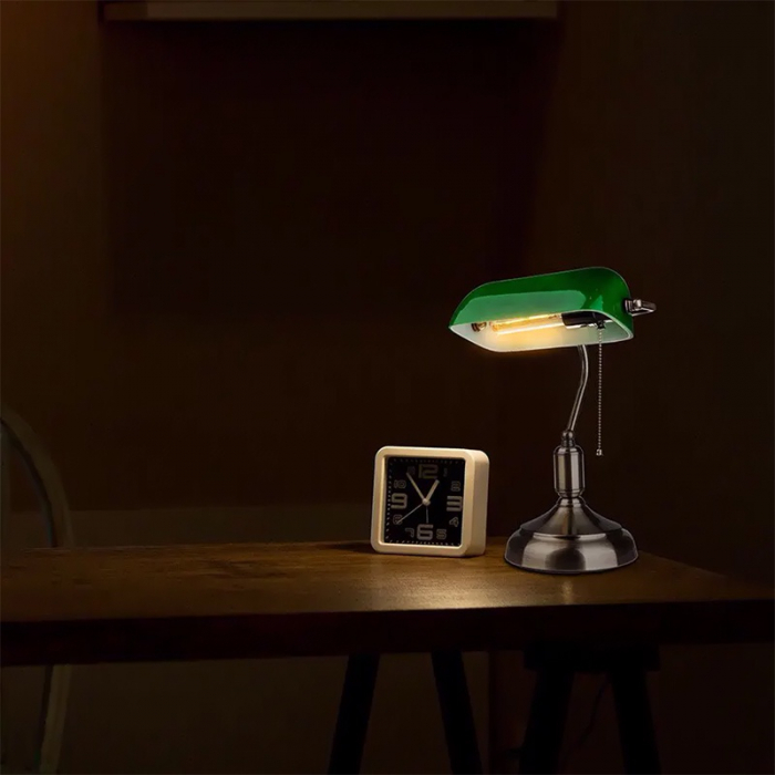 LAMPA BIROU SOCLU E27 CORP METAL SI STICLA - VERDE [6]