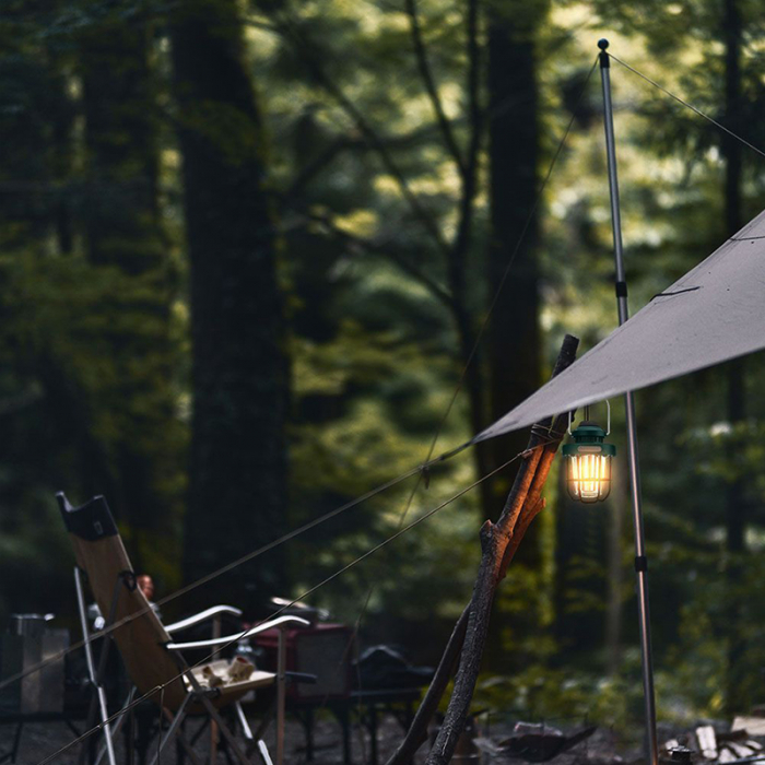 LAMPA CAMPING 3W + 5W EFECT FLACARA CU INCARCARE USB TIP C [3]