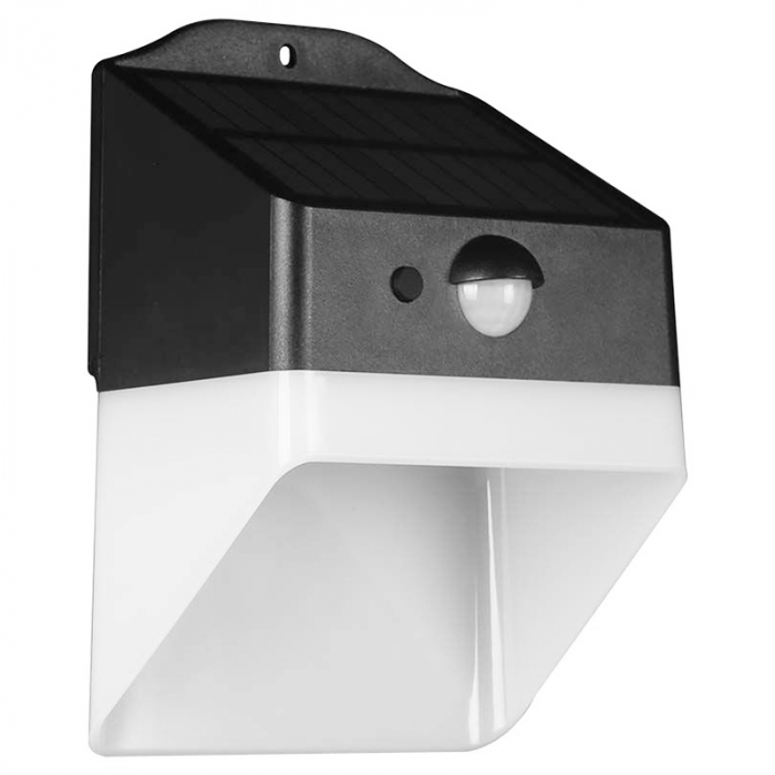 Lampa exterioară 2W, 4000K, încărcare solară, alb/negru, V-TAC, 10309 [16]