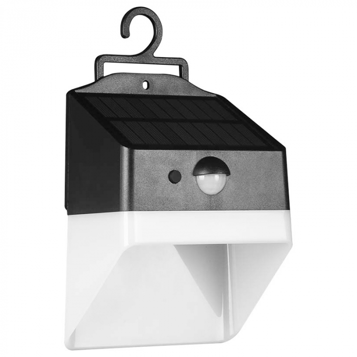 Lampa exterioară 2W, 4000K, încărcare solară, alb/negru, V-TAC, 10309 [18]
