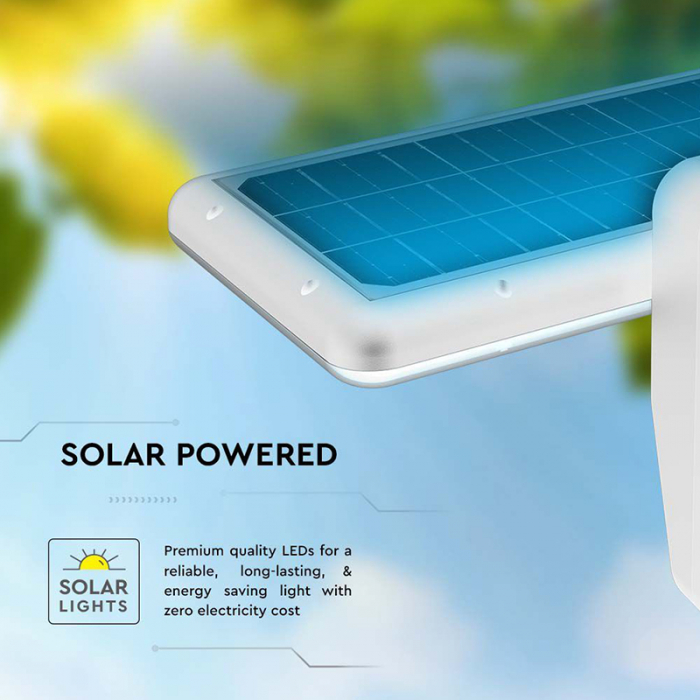Lampa exterioară solară, 15W, 4000K - 6000K, alb, V-TAC 10316 [4]