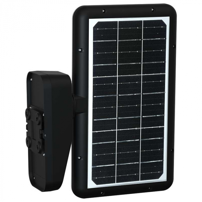 Lampa exterioară solară, 15W, 4000K - 6000K, negru, V-TAC 10315 [21]