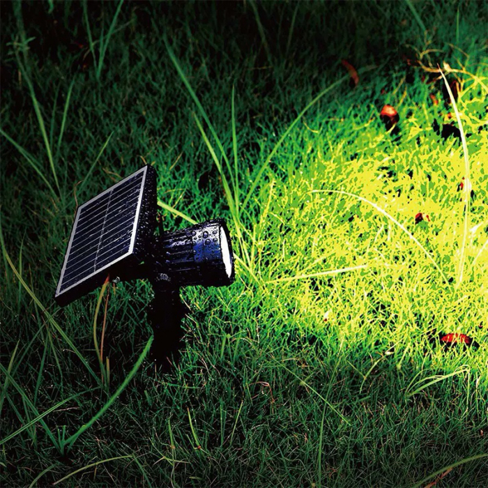Lampa gradină 2W, încărcare solară, IP65, 3000K, V-TAC, SKU-6660 [10]