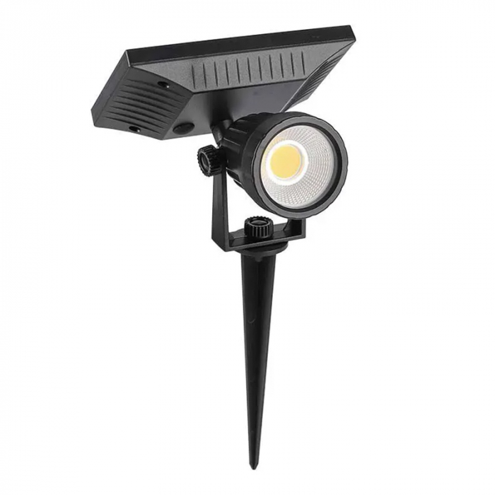 Lampa gradină 2W, încărcare solară, IP65, 3000K, V-TAC, SKU-6660 [2]