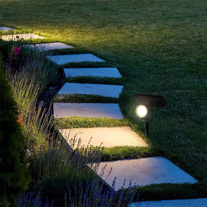 Lampa gradină 2W, încărcare solară, IP65, 3000K, V-TAC, SKU-6660 [9]