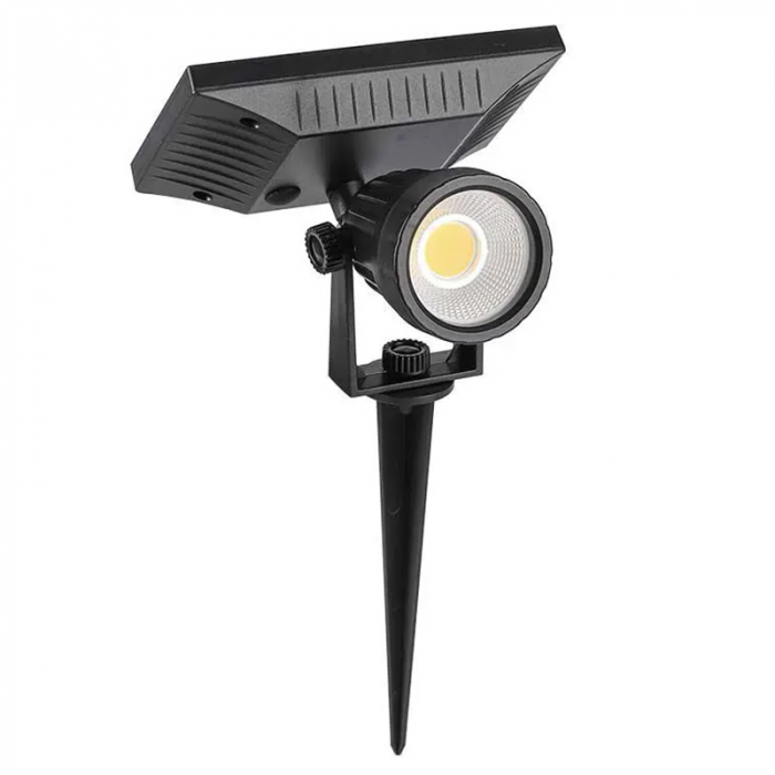 Lampa gradină 2W, încărcare solară, IP65, 6400K, alb rece, V-TAC, SKU-6662 [2]