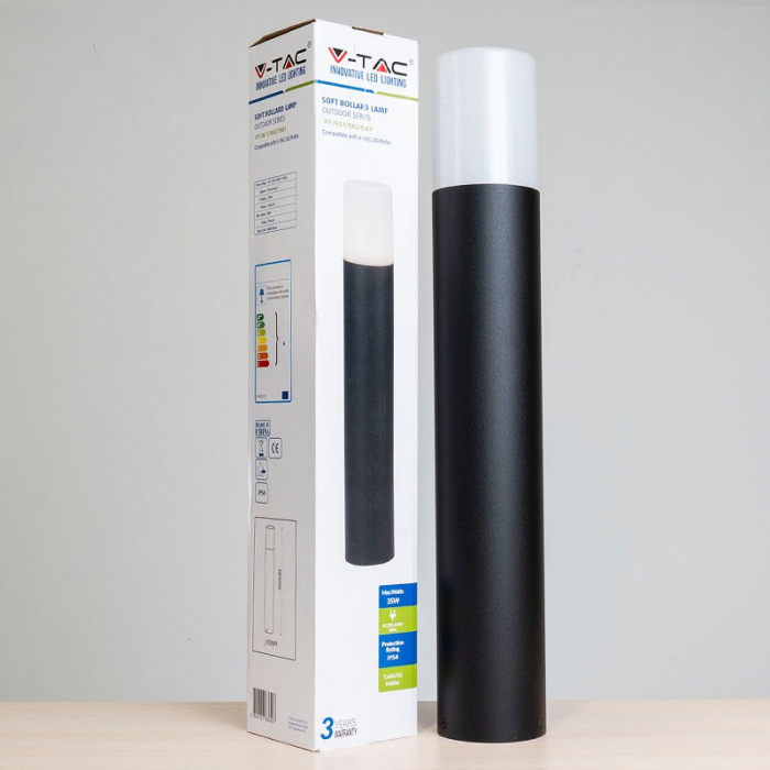 LAMPA GRADINA SOCLU GU10 80X80X50CM IP54 - NEGRU [4]