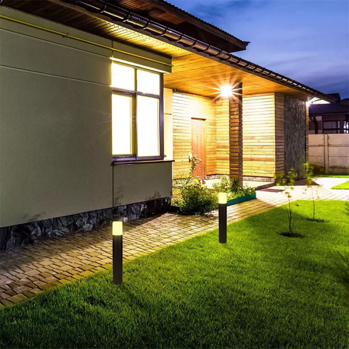 LAMPA GRADINA SOCLU GU10 80X80X50CM IP54 - NEGRU [7]
