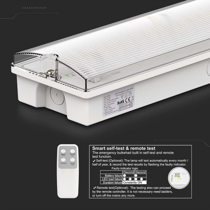 LAMPA IESIRE DE URGENTA EXIT EMERGENTA 3W 1.2AH 6400K [5]