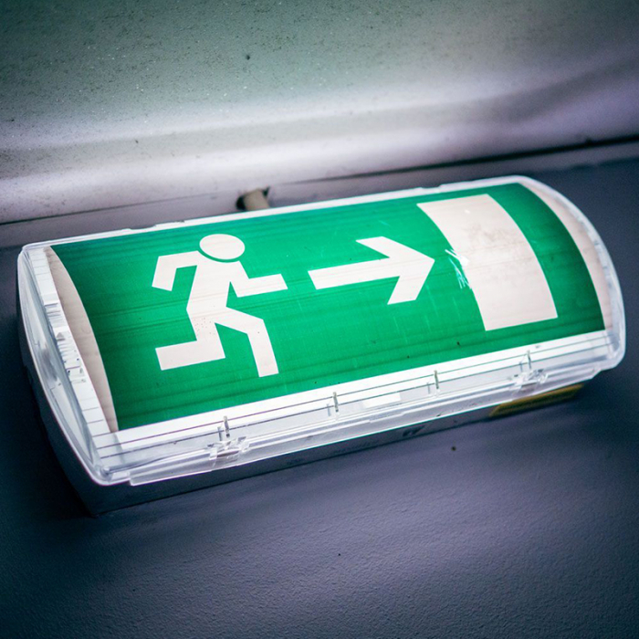 Lampa Emergență Iesire de Urgență EXIT 3W | 1.5AH | 6400K [3]