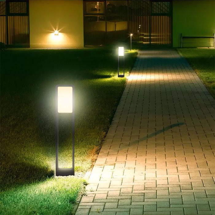 Lampa iluminat gradina, 10w, ip65, 6400k, alb rece, negru, V-TAC 20115 [4]