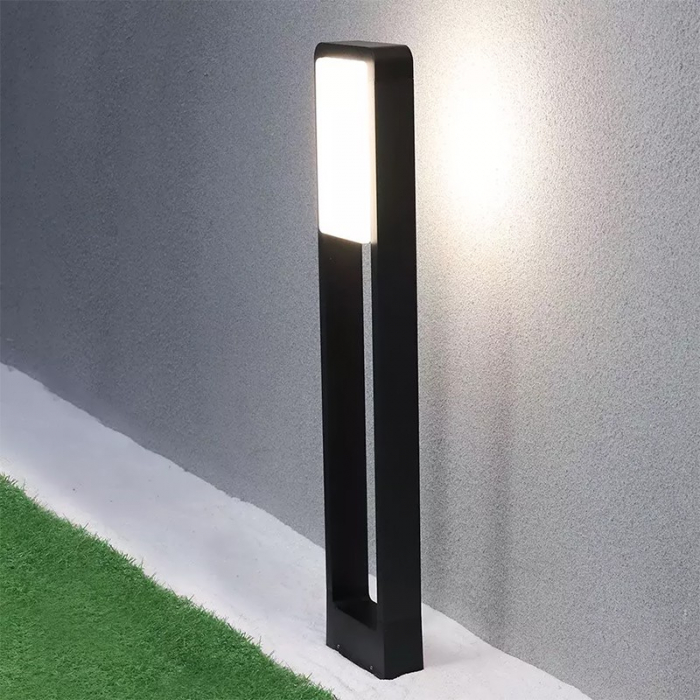 Lampa iluminat gradina, 10w, ip65, 6400k, alb rece, negru, V-TAC 20115 [3]