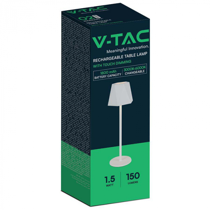 LAMPA LED 1.5W 3IN1 CU ACUMULATOR - ALB [4]