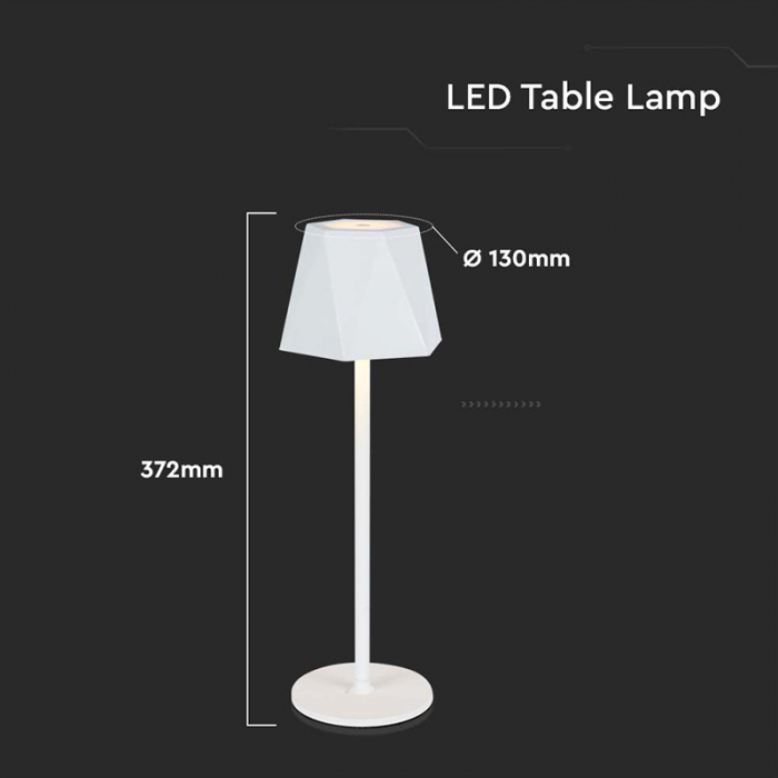 LAMPA LED 1.5W 3IN1 CU ACUMULATOR - ALB [5]