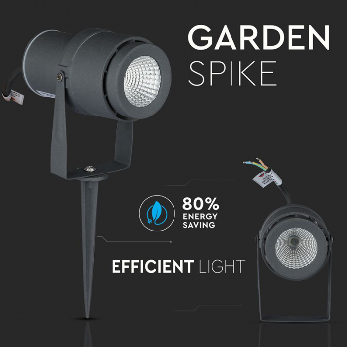 Lampa led, 12w, iluminat exterior, ip65, lumina verde, V-TAC 7552 [11]