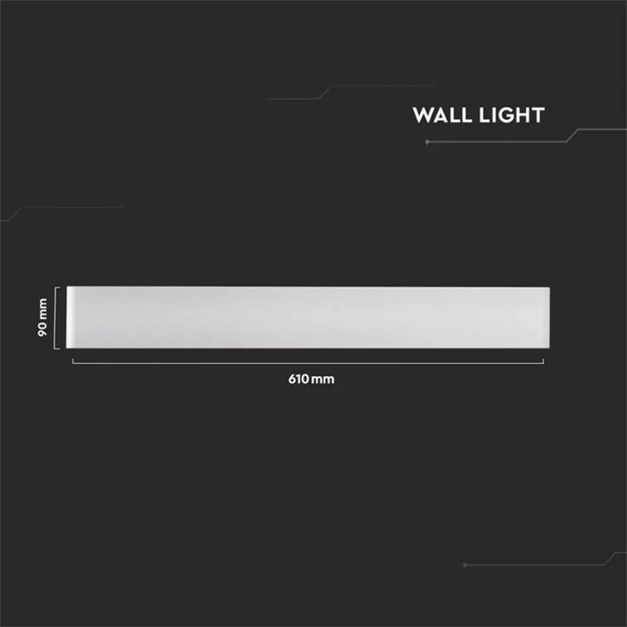 LAMPA LED 20W IP44 3000K ALB CALD - ALB [5]