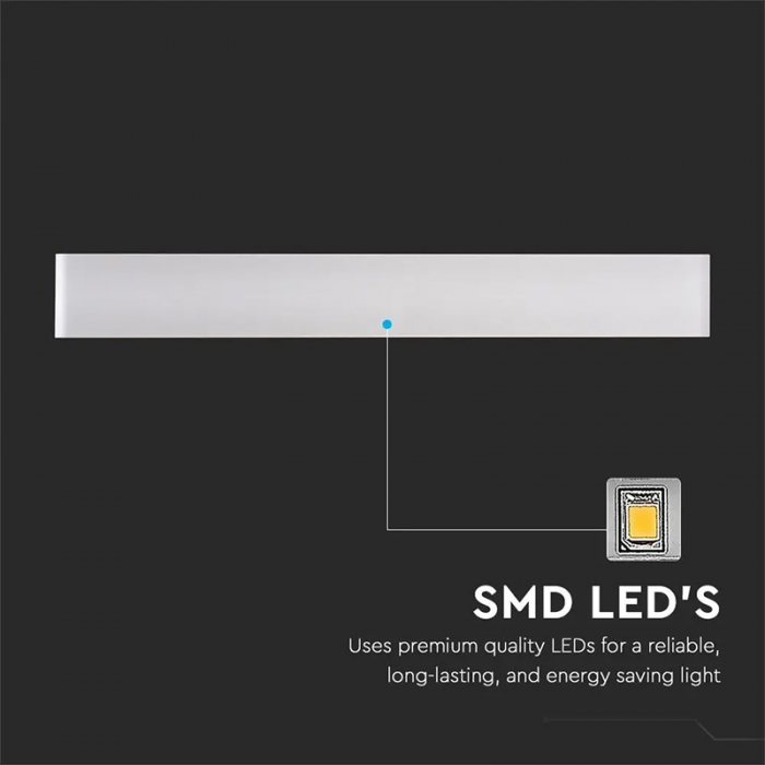 LAMPA LED 20W IP44 3000K ALB CALD - ALB [4]