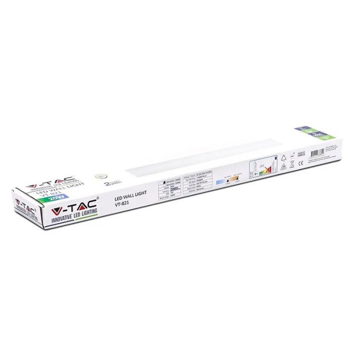 LAMPA LED 20W IP44 3000K ALB CALD - ALB [3]