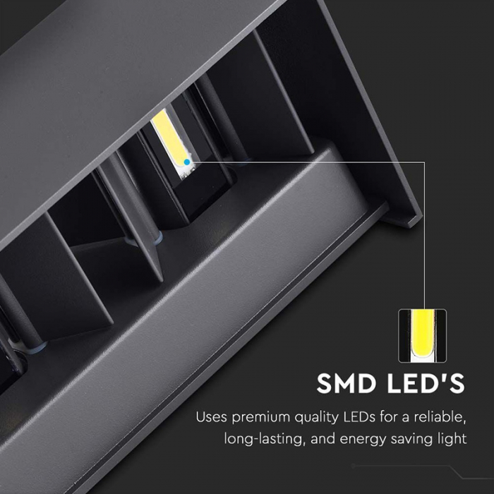 Lampa led, 24w, 4000k, alb neutru, ip65, negru, V-TAC 2978 [6]