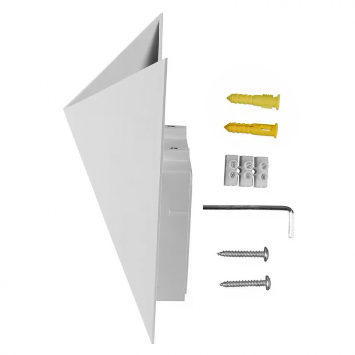 LAMPA LED 5W 3000K ALB CALD IP65 - ALB [4]