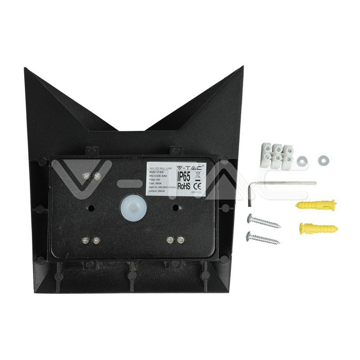 Lampa led, 5w, 4000k, alb neutru, ip65, negru, V-TAC 8283 [4]