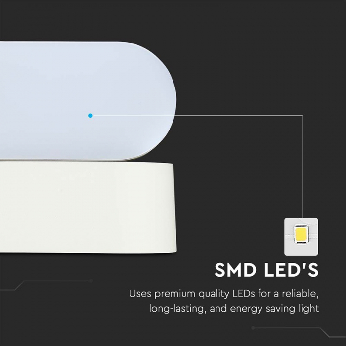 LAMPA LED 6W IP65 ORIENTABIL 4000K ALB NEUTRU - V-TAC  SKU-218287 [11]