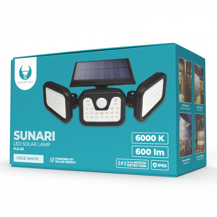 LAMPA LED CU INCARCARE SOLARA 8W 600LM 6000K IP65 [7]