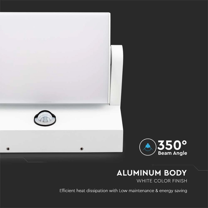 LAMPA LED CU SENZOR MISCARE 17W IP65 3000K- ALB [8]