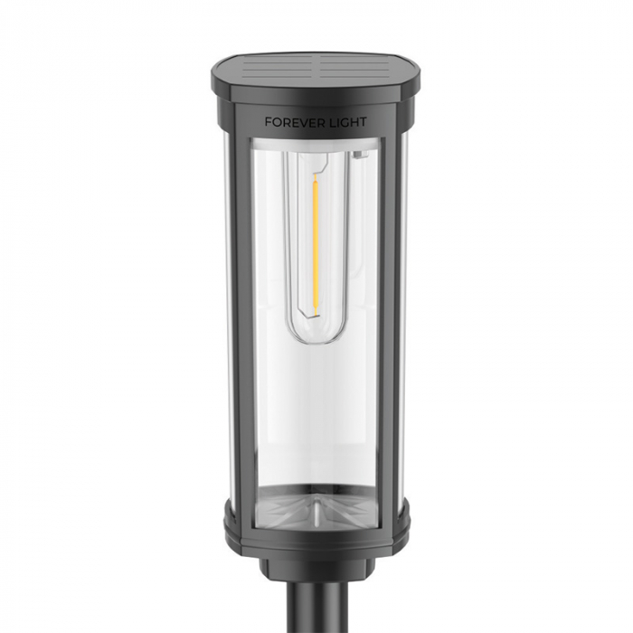 LAMPA LED GRADINA CU INCARCARE SOLARA 3000K IP44 [3]