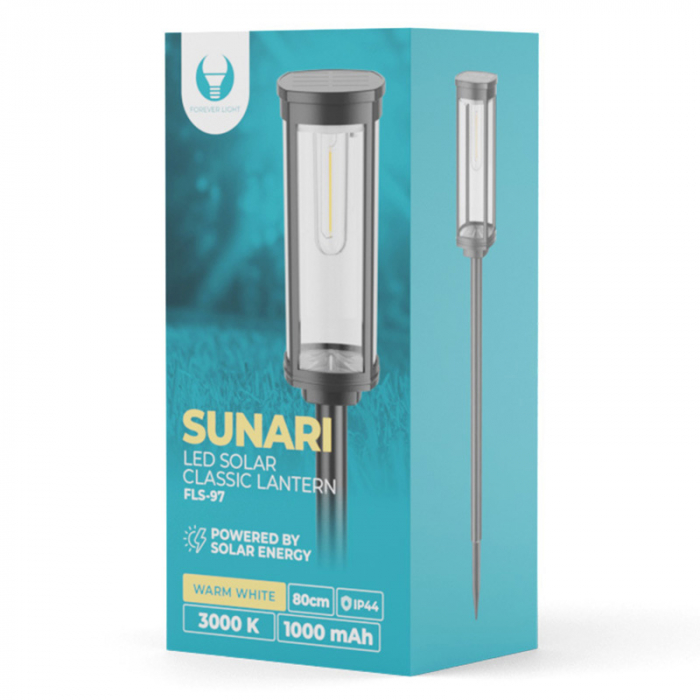 LAMPA LED GRADINA CU INCARCARE SOLARA 3000K IP44 [6]