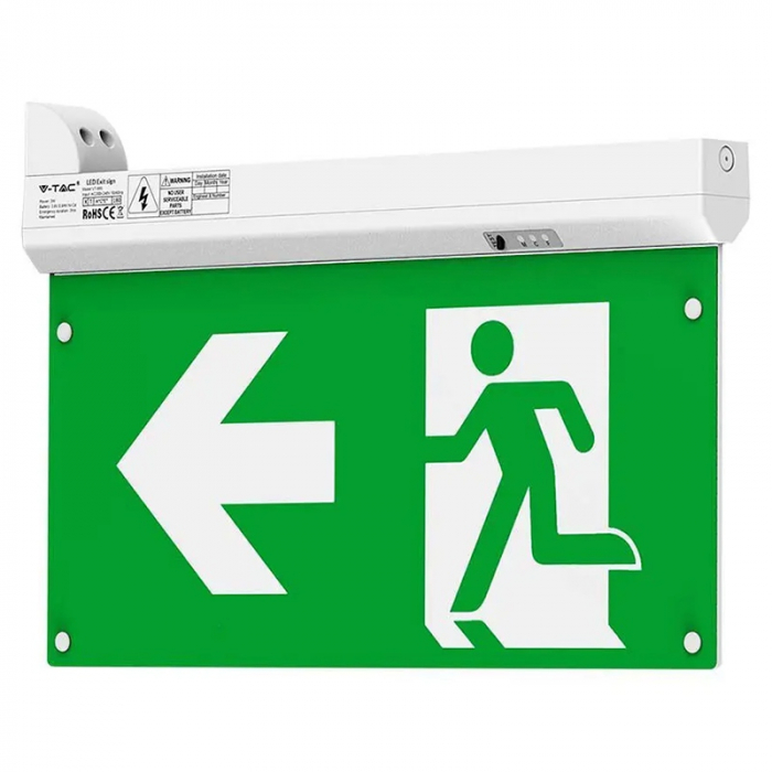 Lampa led 4 in 1 iesire de urgenta exit 2.5w 6000k alb rece V-tac [5]